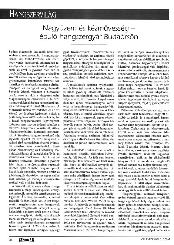 Zenekar December 2001