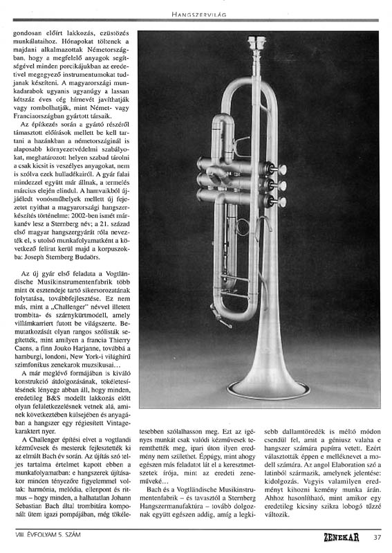 Zenekar December 2001