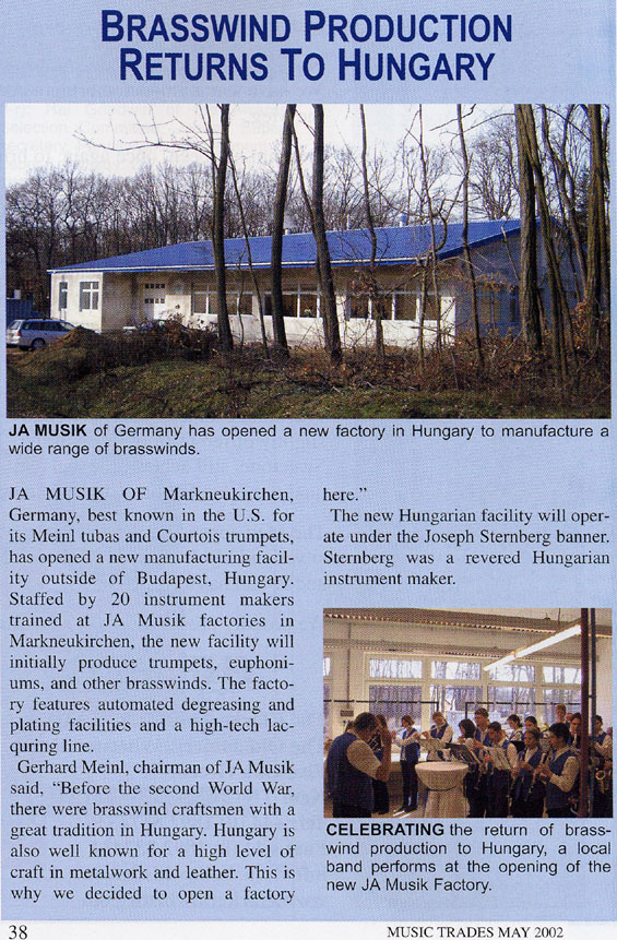 The Music Trades, May 2002